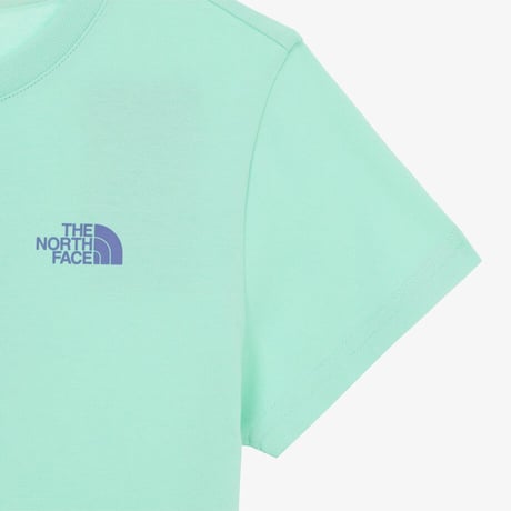 W’S FLORET S/S R/TEE PISTACHIO GREEN NT7UR32E