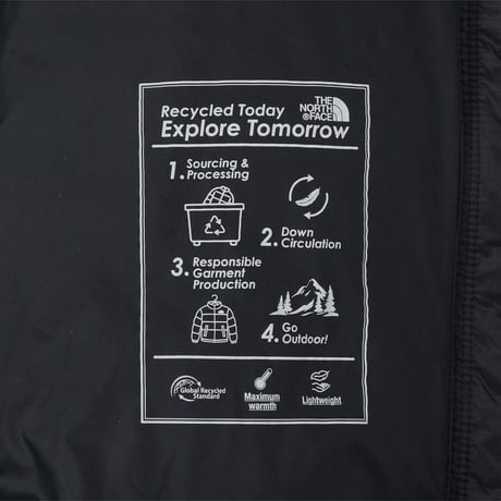 M'S LIGHT PACK DOWN JACKET REAL BLACK NJ1DS61D