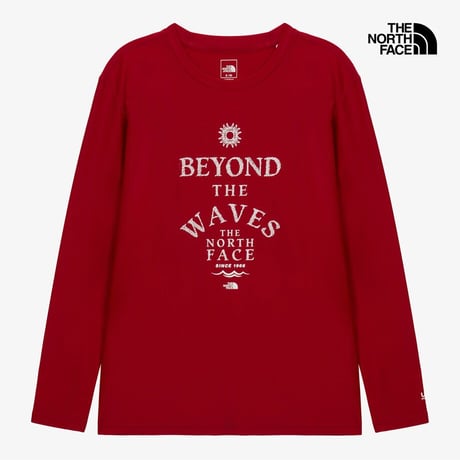 W'S SURF L/S RASHGUARD CRIMSON NT7TS32C