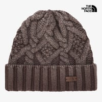 OBLIQUE CABLE BEANIE BROWN NE3BS86B