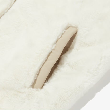 G'S PUFFY FLEECE JACKET CREAM NJ4FQ60S