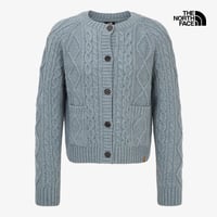 W'S LUOTO WOOL CARDIGAN BLUE GRAY NJ5SR88C