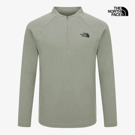 ASCEND L/S ZIP TEE LIGHT KHAKI NT7LS03C