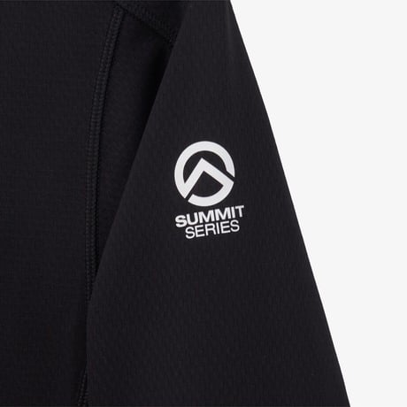 【SUMMIT SERIES】SUMMIT FORAKER L/S R/TEE BLACK NT7TS98A