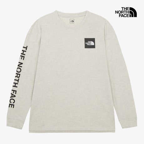 TNF CORE EX L/S R/TEE OATMEAL NT7TR59C