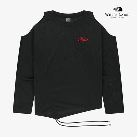 W'S AERONET L/S R/TEE BLACK NT7TS31J
