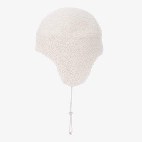 FLUFFY EARMUFF BEANIE WHITE SAND NE3BS51B