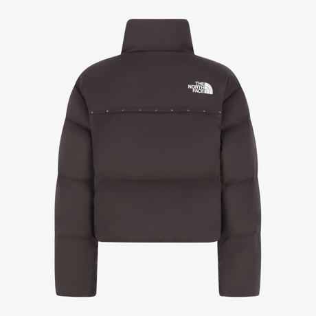 W’S SUEDE NUPTSE JACKET (RDS) BROWN NJ1DR84J