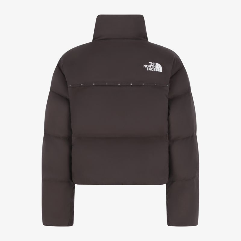 W'S SUEDE NUPTSE JACKET (RDS) BROWN NJ1DR84J |