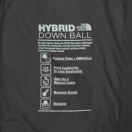 W'S CLOUD HYBRID DOWN JACKET DARK GRAY NJ1DR31B