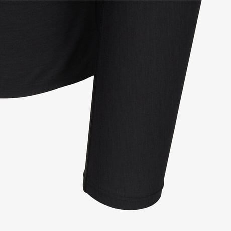 【SUMMIT SERIES】EIGER L/S ZIP TEE BLACK NT7LS00A