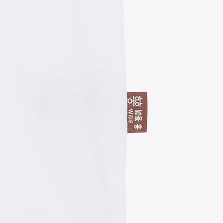 HANGEUL S/S R/TEE WHITE 2 NT7UR60H