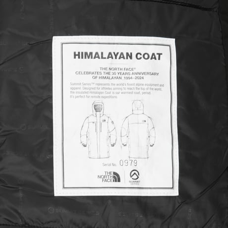 【SUMMIT SERIES】HIMALAYAN 30TH ANNIVERSARY COAT (RDS) BLACK NC1DQ98A