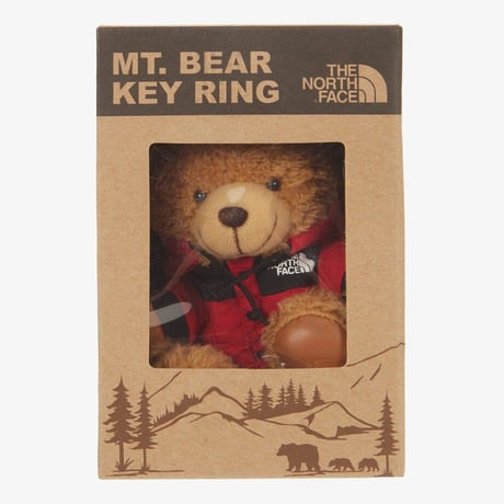 MT BEAR KEYRING RED NA5AS54A