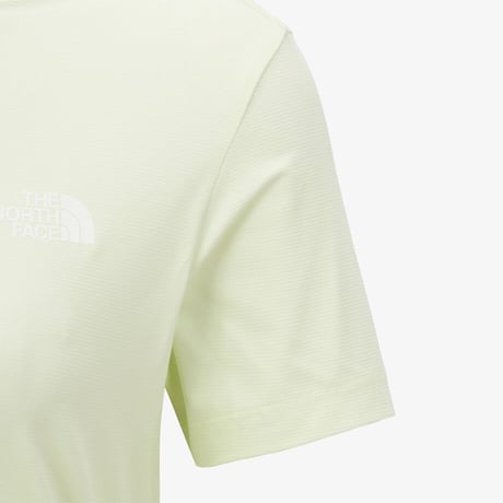 W'S ICE FLEX S/S ZIP TEE LIMEADE NT7KS30D