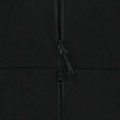 WL HOOD ZIP UP BLACK NJ5JS01J