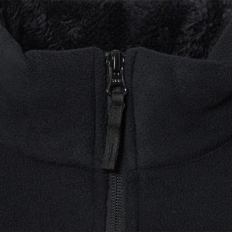 M'S FURRY FLEECE JACKET BLACK NJ4FS52A