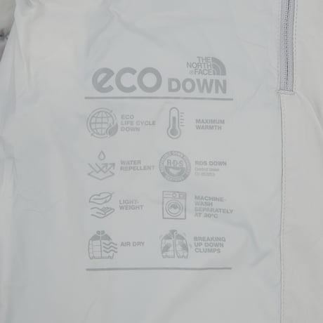 M'S SUPERFLEX NUPTSE DOWN JACKET (RDS) LIGHT GRAY NJ1DQ42A