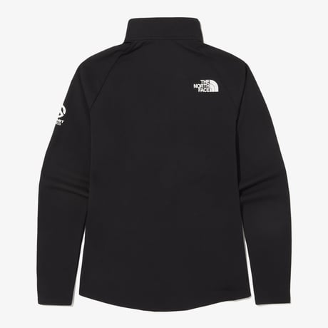 【SUMMIT SERIES】W'S SUMMIT MAKALU L/S ZIP TEE BLACK NT7LQ80A