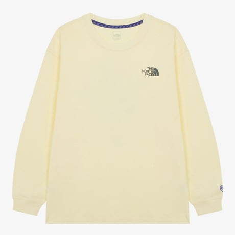 M'S KARABINER L/S R/TEE PASTEL YELLOW NT7TR70C