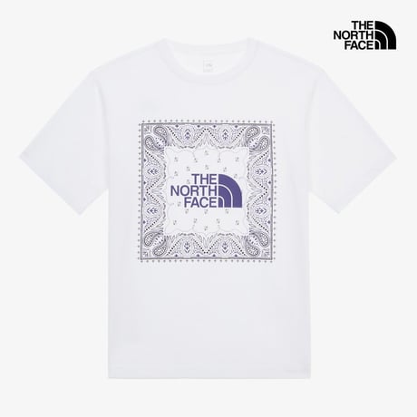 M'S BANDANA S/S R/TEE WHITE NT7UR13B