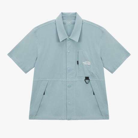 PEAKHILL S/S SHIRTS GRAYISH TURQUOISE NH8SS01D