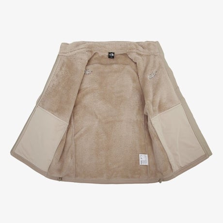 M'S FURRY FLEECE JACKET LIGHT BEIGE NJ4FR50C