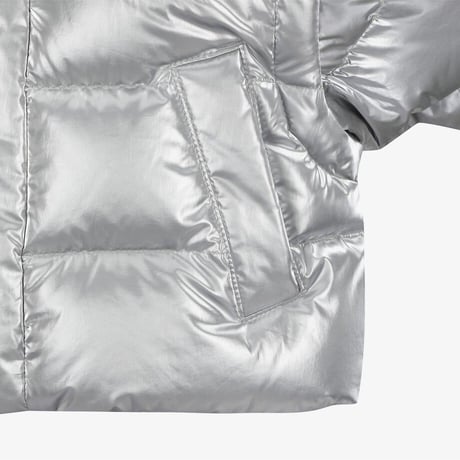 G'S GLOW DT DOWN JACKET (RDS) SILVER NJ1DS62U
