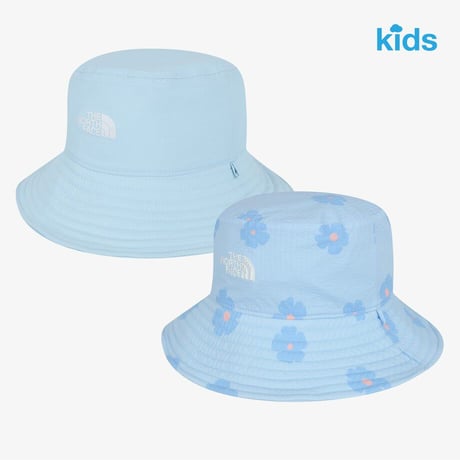 K'S REVERSIBLE BUCKET HAT LIGHT BLUE NE3HS02R