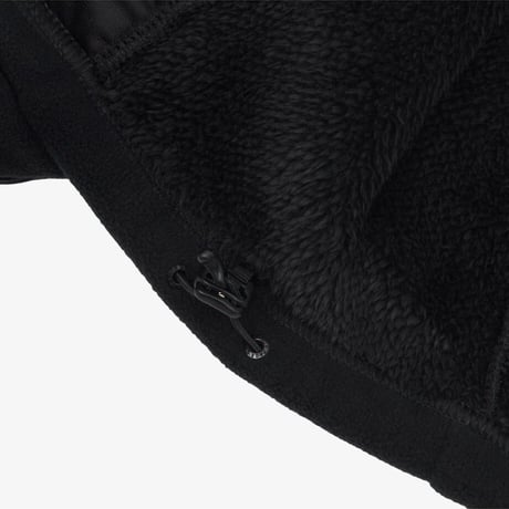 W'S FURRY FLEECE JACKET BLACK NJ4FS82A