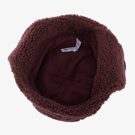 FLUFFY EARMUFF BEANIE MAROON NE3BS51C