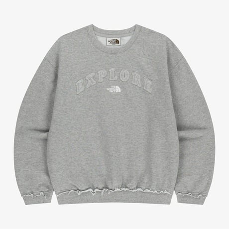 EXPLORE SWEATSHIRTS MELANGE GREY NM5MS08K