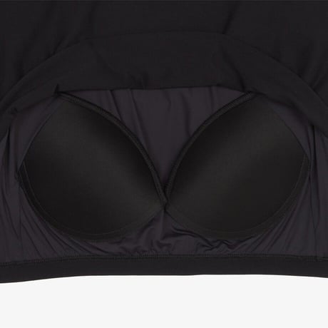 W’S ANY-BRA S/S R/TEE BLACK NT7UR33B