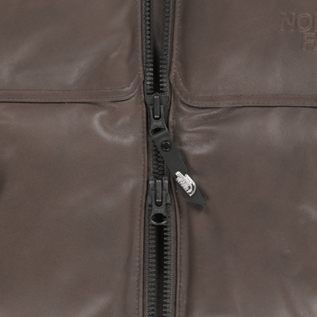 【数量限定】W'S LEATHER NUPTSE JACKET (RDS) LIGHT BROWN NJ1DR89K