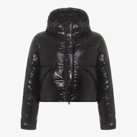 W'S GLOSSY ELBERON RDS DOWN JACKET BLACK NJ1DQ81J