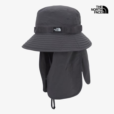 CAMP WEBBING SHIELD HAT DARK GRAY NE3HR07C