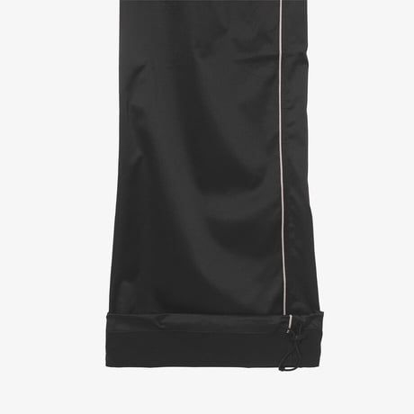 W'S SATIN WIDE PANTS BLACK NP6NR32J