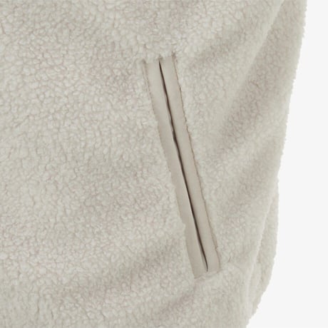 TEDDY FLEECE VEST CREAM BEIGE NV4FR57C