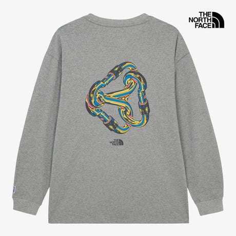 M'S KARABINER L/S R/TEE MELANGE GREY NT7TR70A