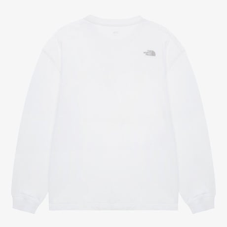 M'S DOMEY L/S R/TEE WHITE NT7TR04B