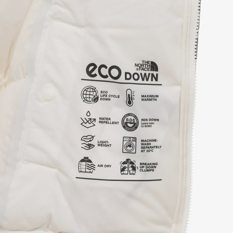 W'S SUPERFLEX NUPTSE DOWN JACKET (RDS) CREAM NJ1DQ92K