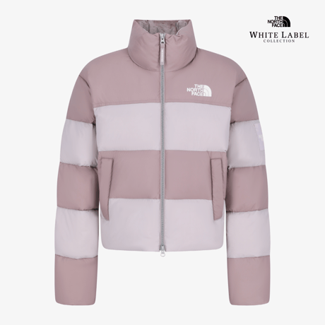 W’S RAINBOW DOWN JACKET (RDS) GRAYISH LILAC NJ1DR90J