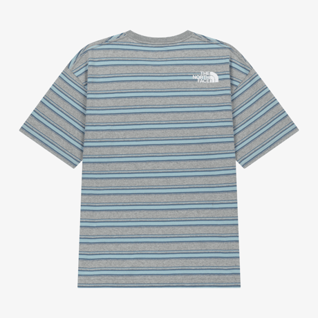 BONBON S/S R/TEE MELANGE GREY NT7US08K