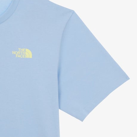 M'S EVERGREEN S/S R/TEE 2 ICE BLUE NT7UR52C
