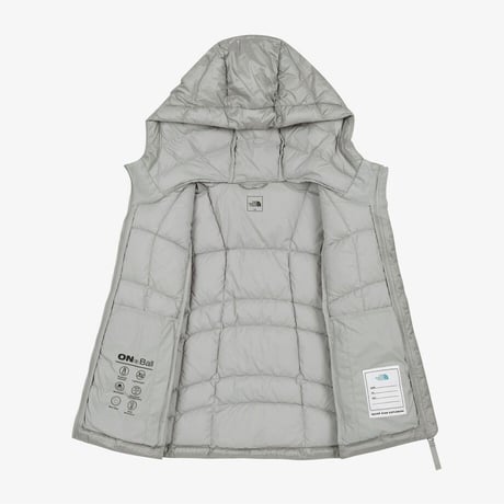 K'S WAVE ON JACKET LIGHT GRAY NJ3NS53T