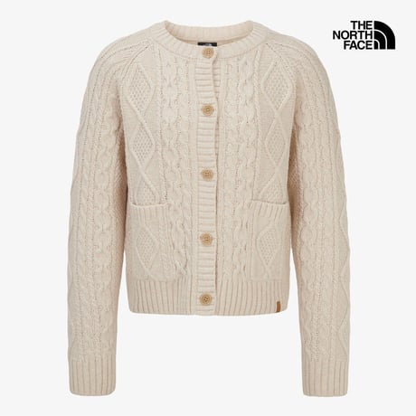W'S LUOTO WOOL CARDIGAN CREAM NJ5SR88A