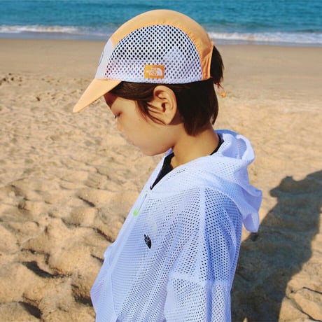 K'S MESH COLOR BLOCK CAP PALE ORANGE NE3CS03U