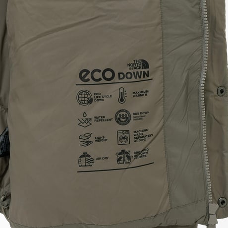 AIR PEAK RDS DOWN JACKET BEIGE BROWN NJ1DQ60L