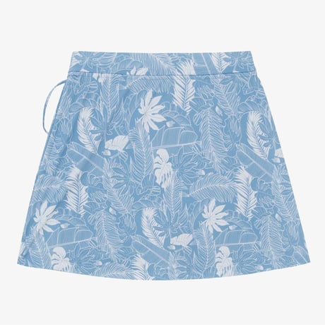 W'S WAVEY WRAP SKIRT SKY BLUE NK6KR30C