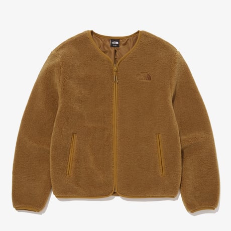 W'S CAMPER FLEECE CARDIGAN CAMEL